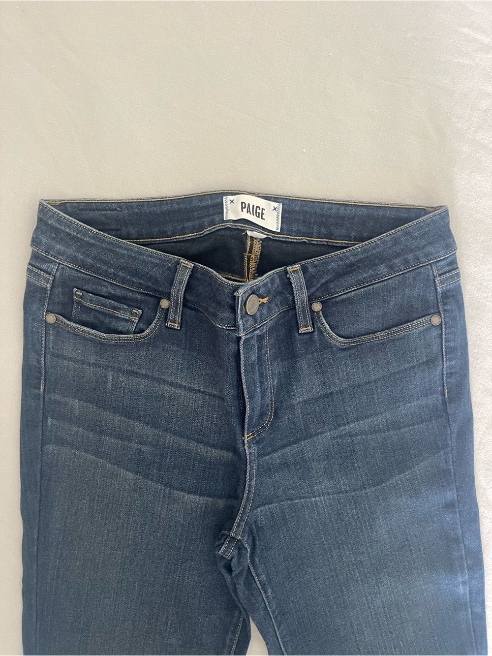 Paige Dark Blue Women's Verdugo ultra skinny Stretch Jeans size 29 (6-8)